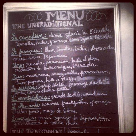 A La Saj - Montreal, QC menu_pic