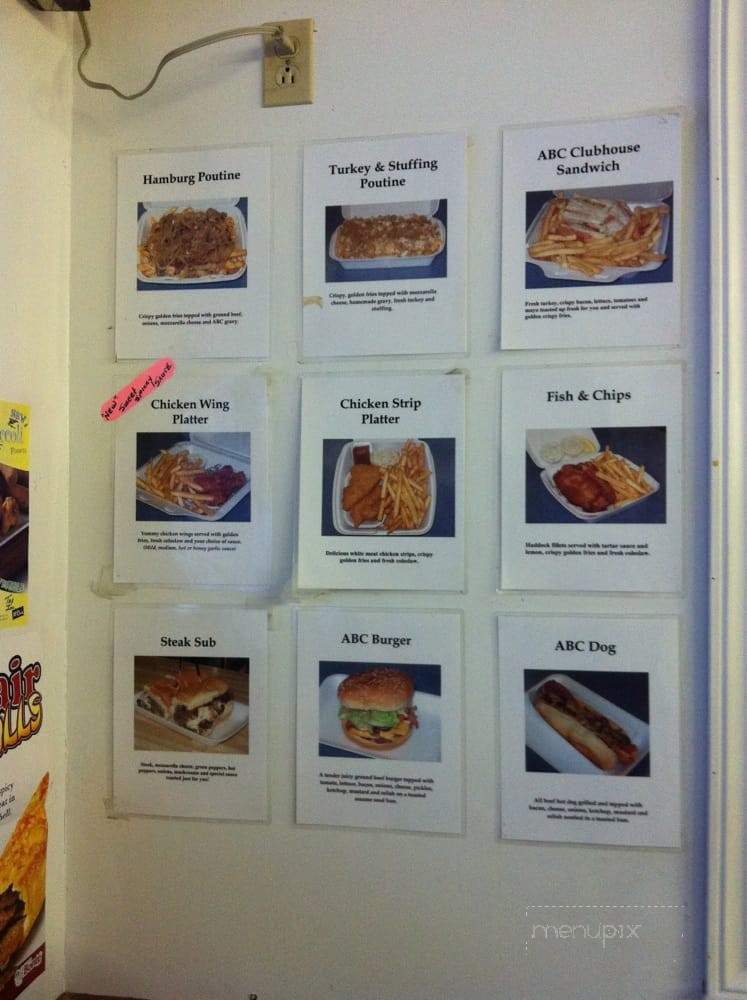 ABC Take Out - Glace Bay, NS menu_pic