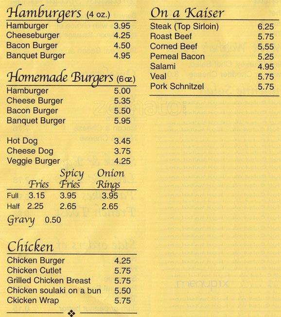 Alexander's Burgers & More - Richmond Hill, ON menu_pic