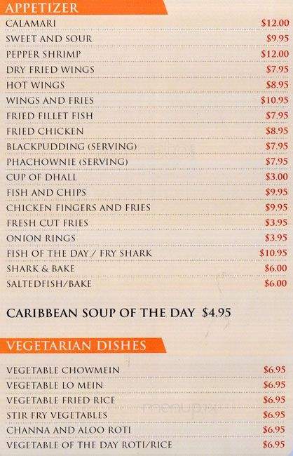 Ann's Grove Restaurant - Brampton, ON menu_pic