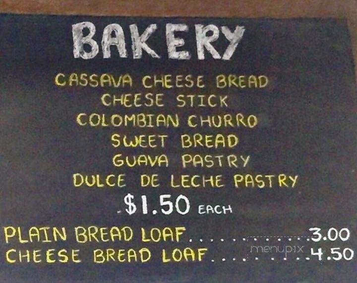 Antojito's Latin Bakery - Barrie, ON menu_pic
