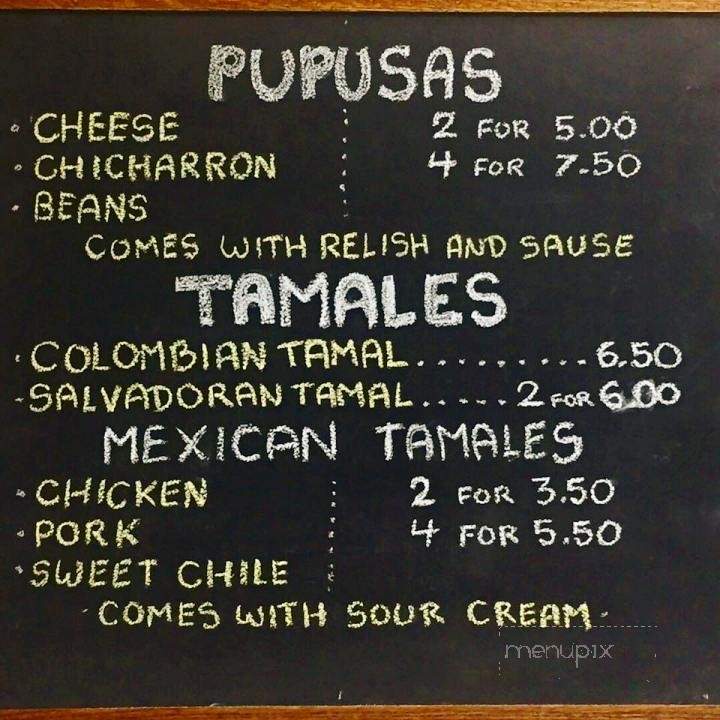 Antojito's Latin Bakery - Barrie, ON menu_pic