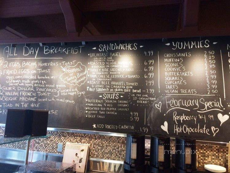 Archtop Cafe - Toronto, ON menu_pic