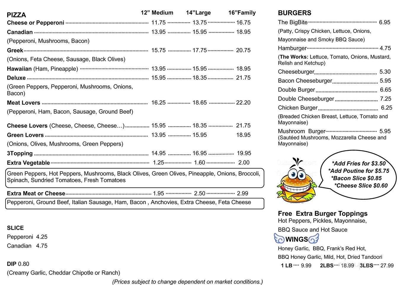 Big Bites - Temiskaming Shores, ON menu_pic