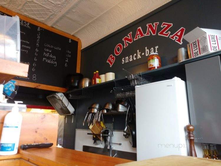 Bonanza Snack-Bar - Montreal, QC menu_pic