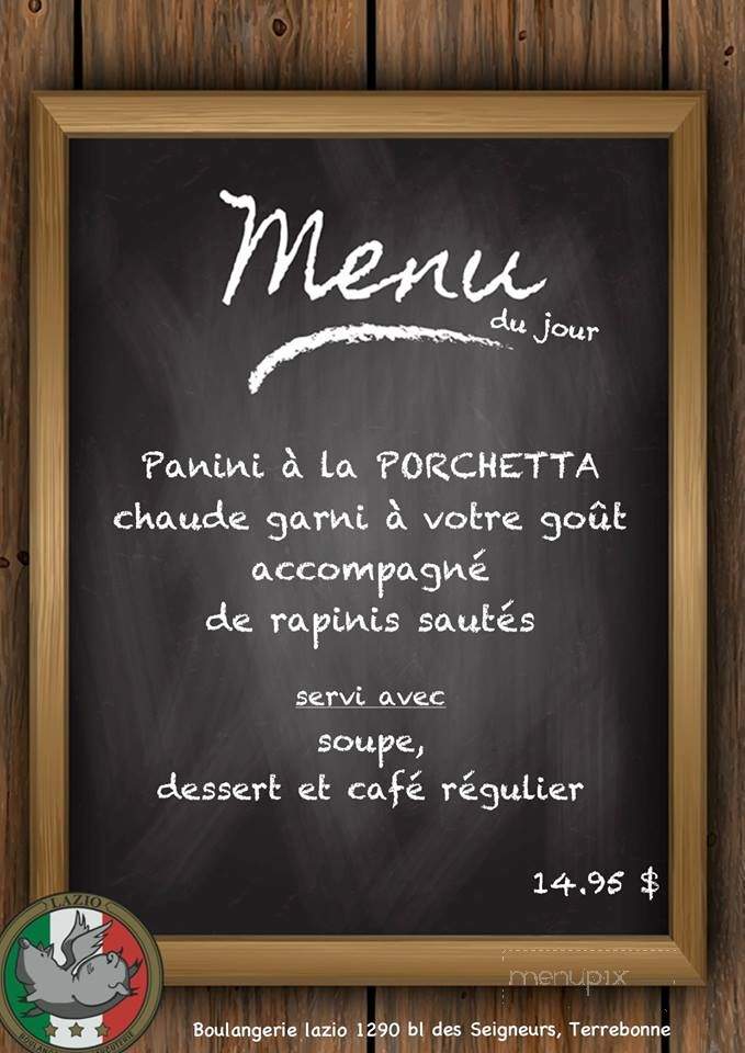 Boulangerie Lazio - Terrebonne, QC menu_pic