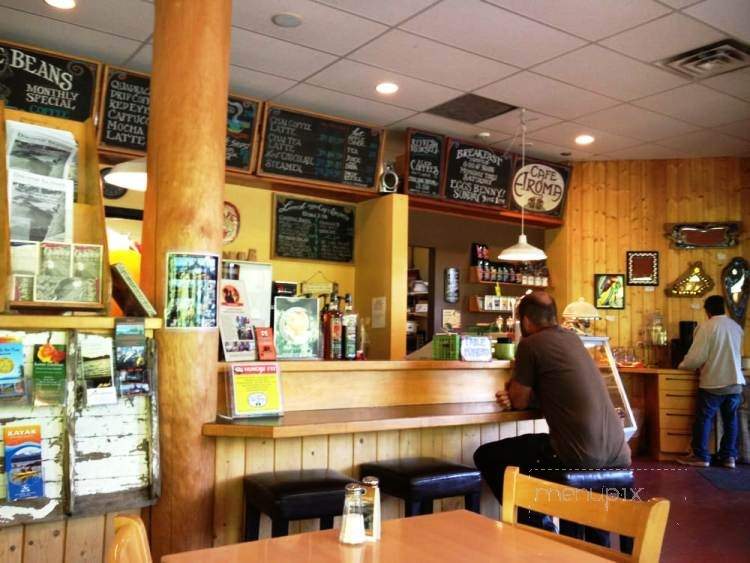 Cafe Aroma - Comox-Strathcona Regional District, BC menu_pic