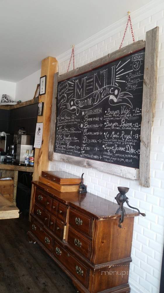Cafe Jeanne D'Arc - Montreal, QC menu_pic