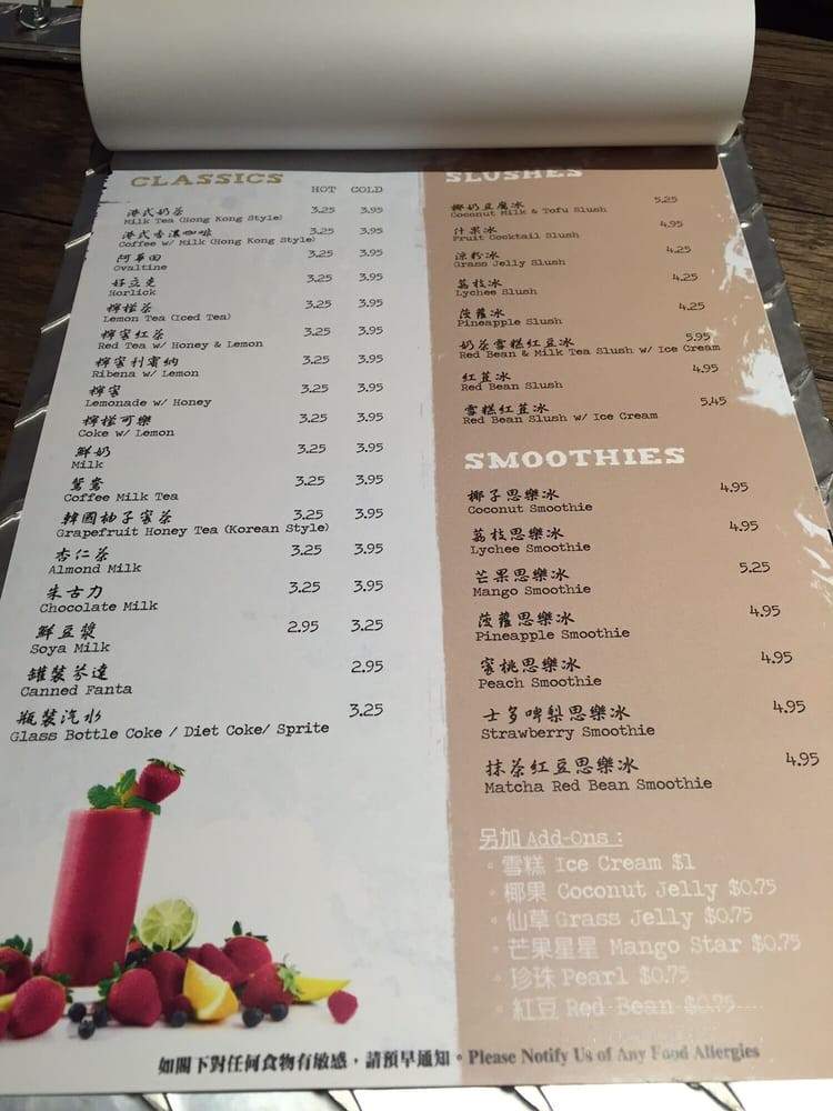 Cafe100% Devoted - Calgary, AB menu_pic