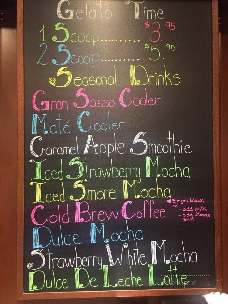 Caffe Gran Sasso - Unionville, ON menu_pic