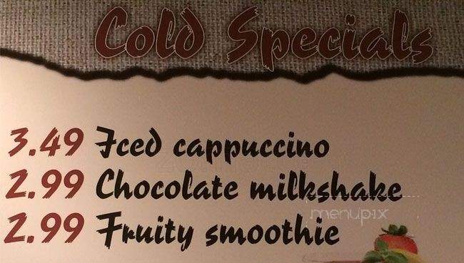 Caffe Prego - Mississauga, ON menu_pic