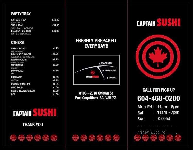 /8091608/Captain-Sushi-Port-Coquitlam-BC - Port Coquitlam, BC