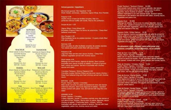 CariDore - Quebec City, QC menu_pic