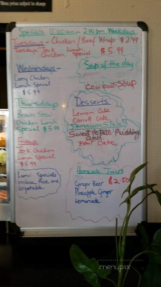 Carribean Island Spice - Windsor, ON menu_pic