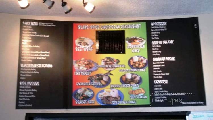 Carribean Island Spice - Windsor, ON menu_pic