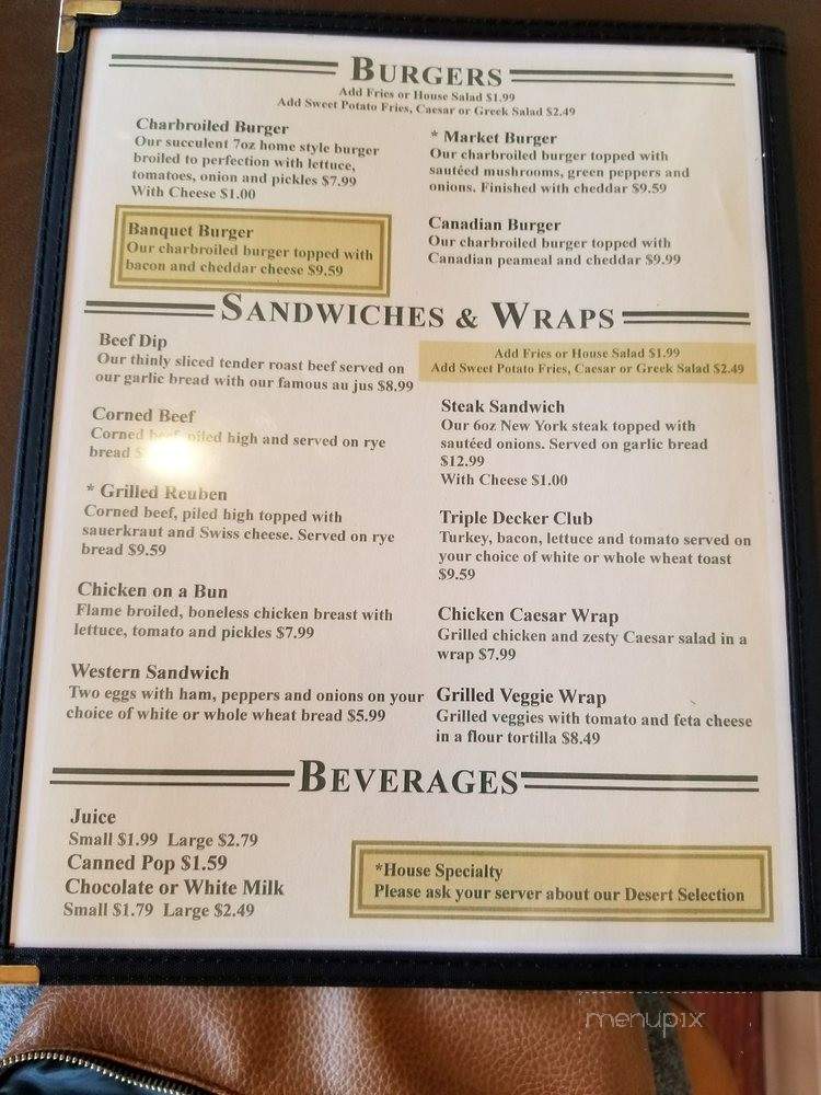 Cedar Point Market Restaurant - Beaverton, ON menu_pic