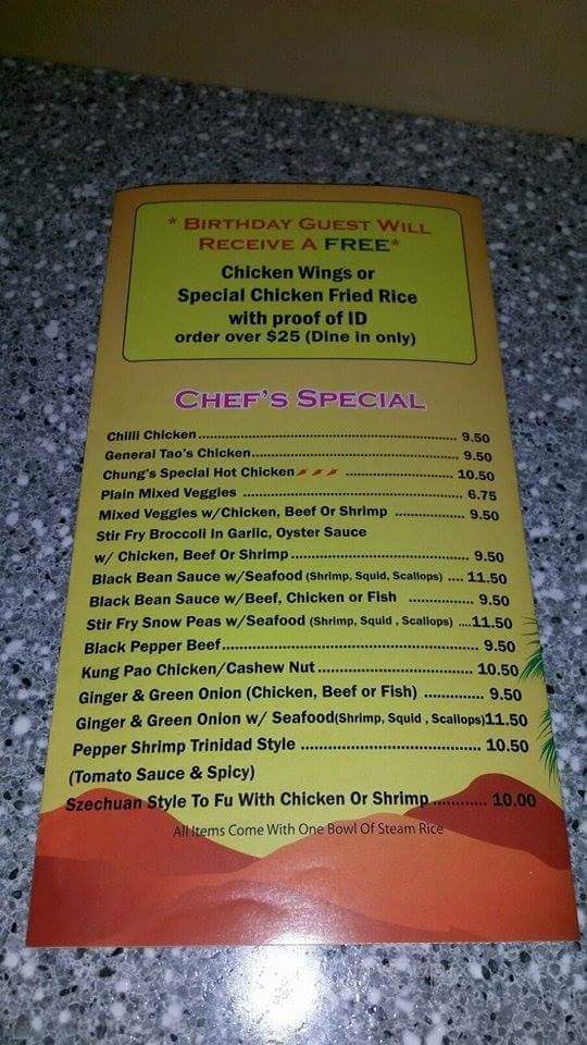 Coconut Breeze - Brampton, ON menu_pic