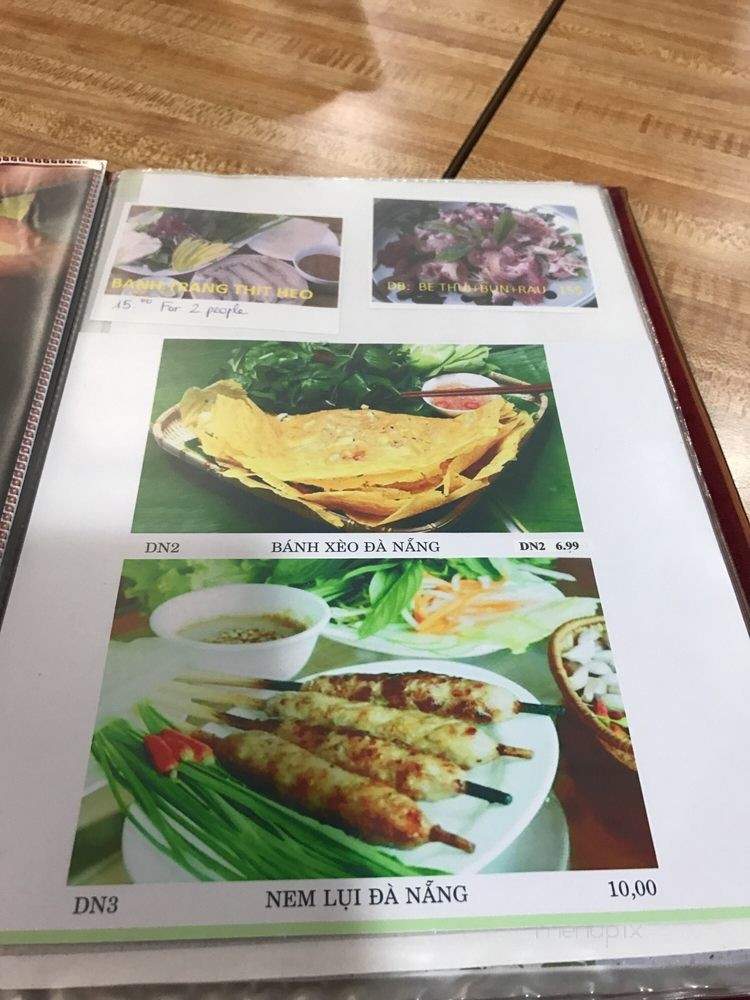 Danang Vietnamese Restaurant - Toronto, ON menu_pic