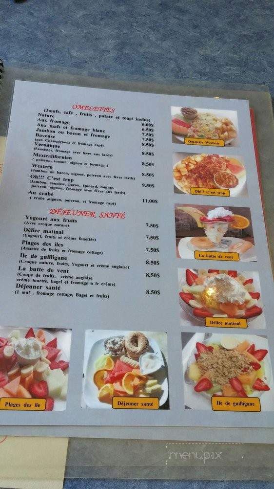 Dejeuner la Terrasse - Verdun, QC menu_pic