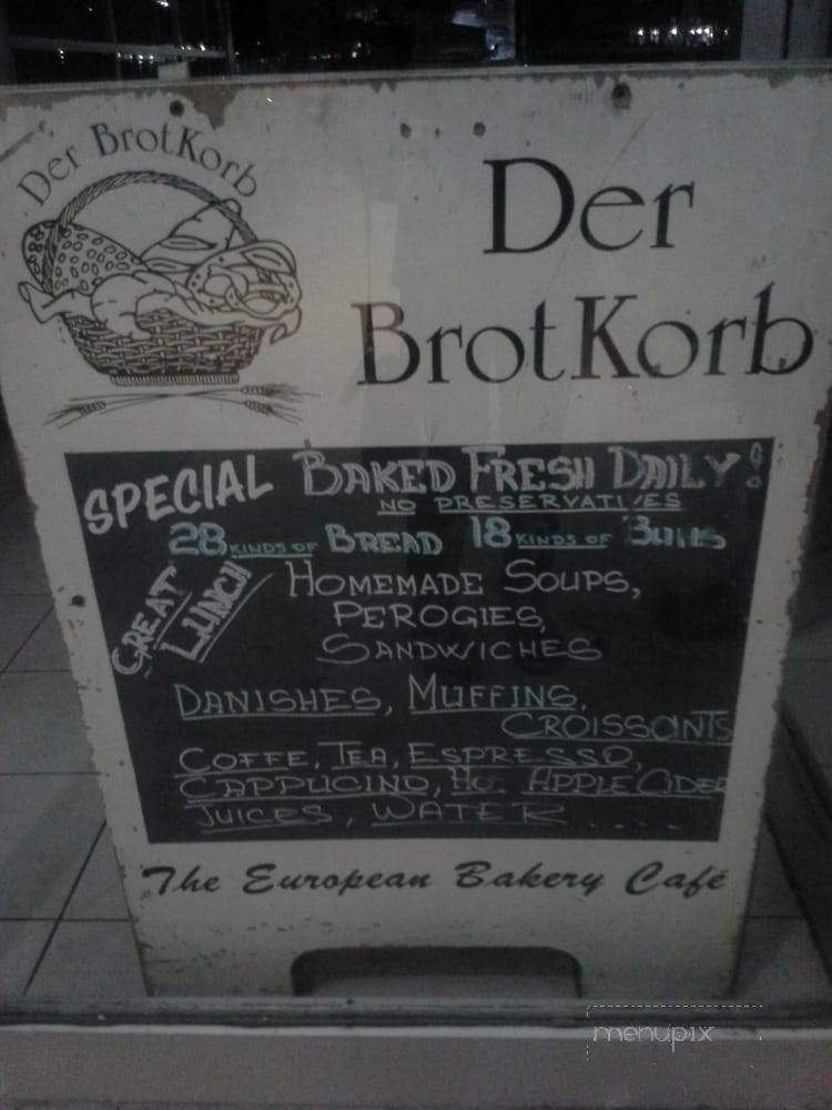 Der Brotkorb the European Bakery Cafe - Clarkson, ON menu_pic