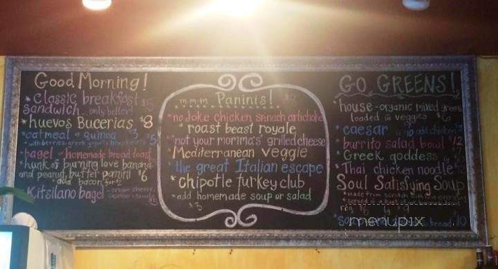 D'Lish by Tish Cafe - Saskatoon, SK menu_pic