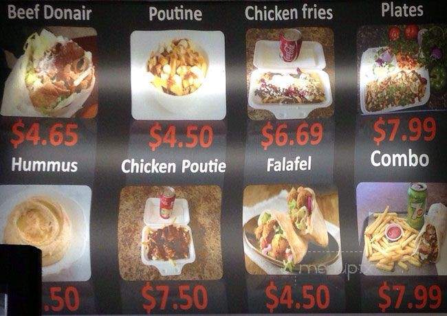 Donair Licious - Port Coquitlam, BC menu_pic