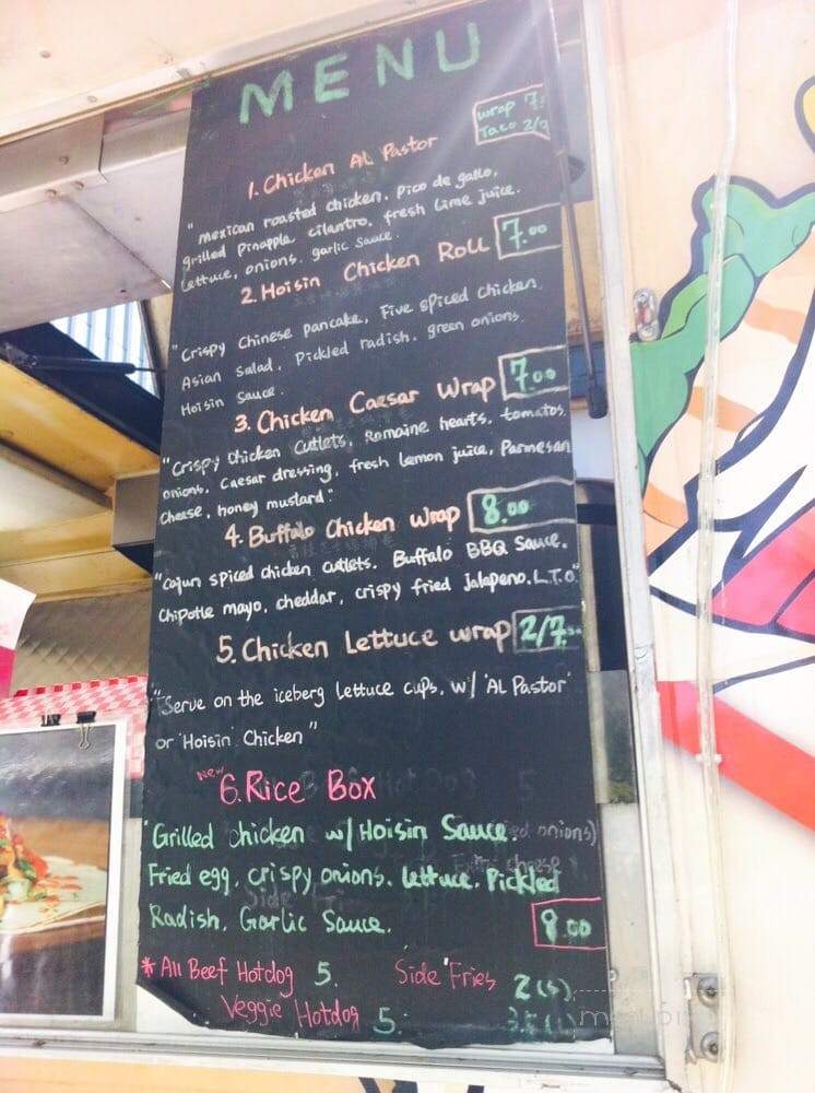 Eat Chicken Wraps - Vancouver, BC menu_pic