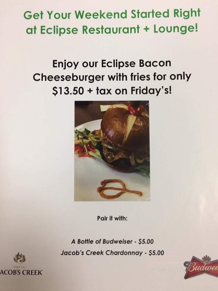 Eclipse Restaurant + Lounge - Nisku, AB menu_pic