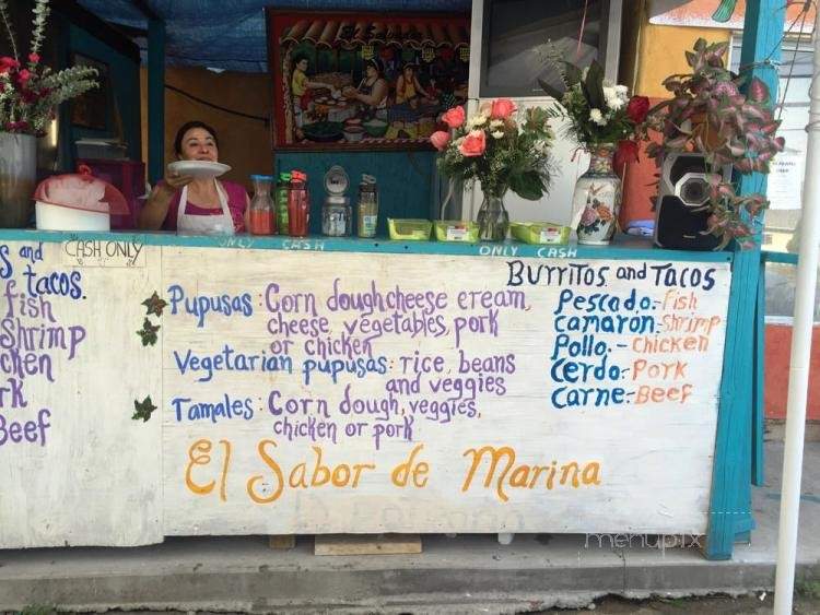El Sabor De Marina - Oliver, BC menu_pic