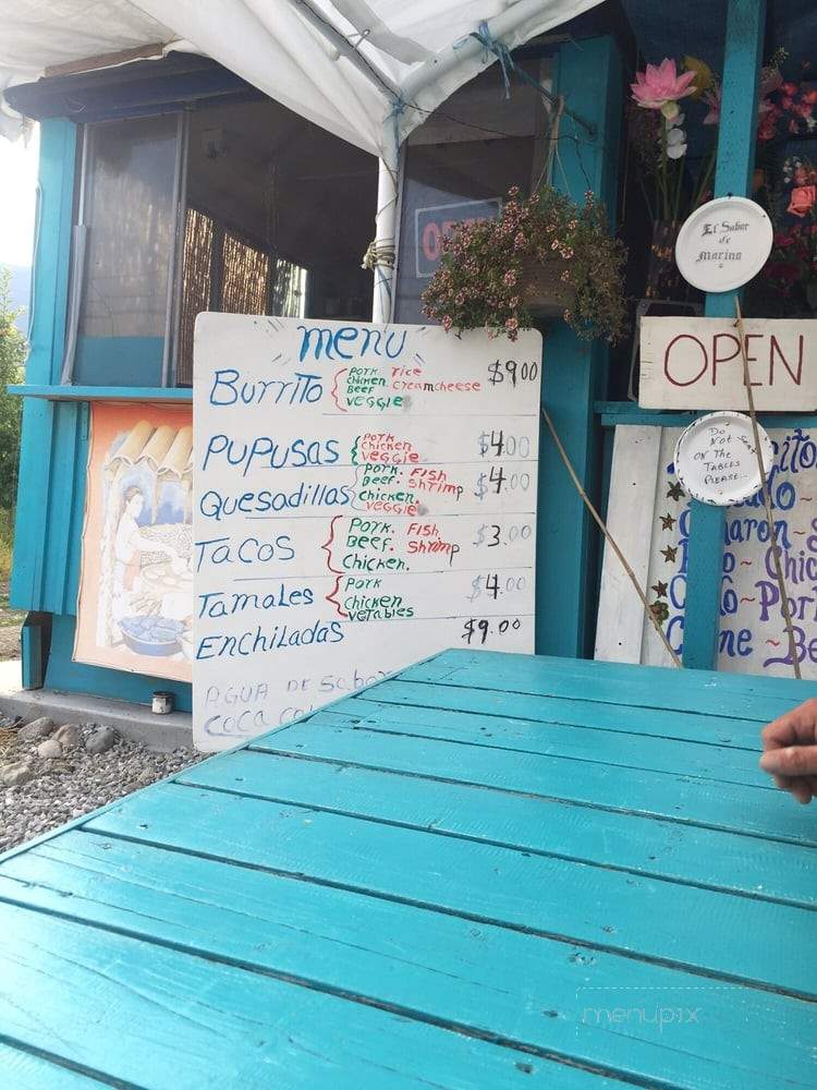 El Sabor De Marina - Oliver, BC menu_pic