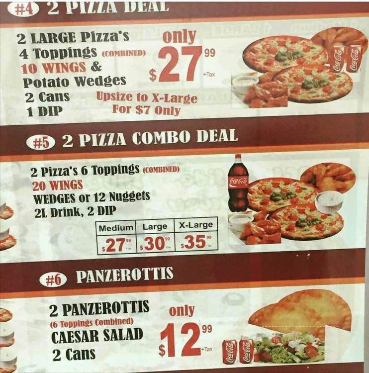 Fetticino's Pizza - Brantford, ON menu_pic