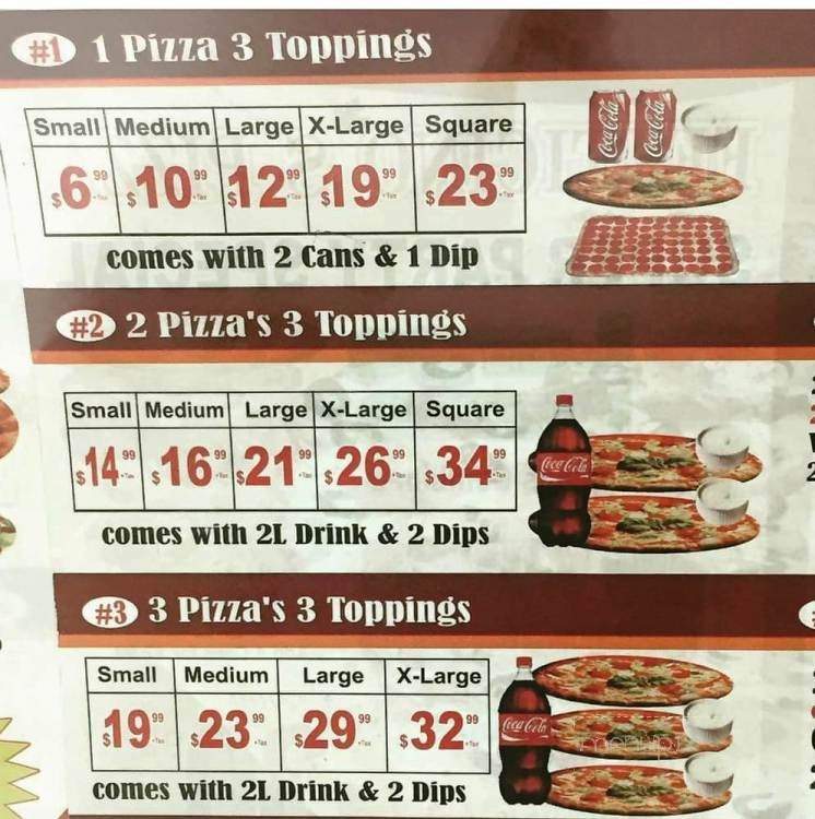 Fetticino's Pizza - Brantford, ON menu_pic