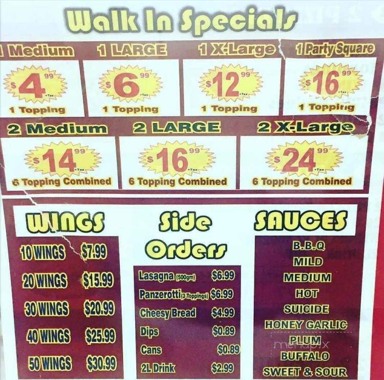 Fetticino's Pizza - Brantford, ON menu_pic