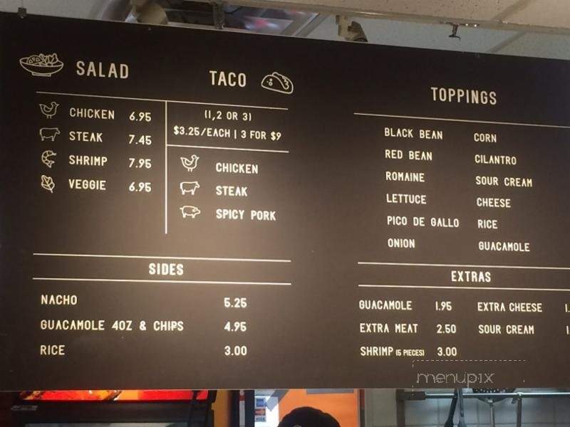 Fiesta Burrito - Toronto, ON menu_pic