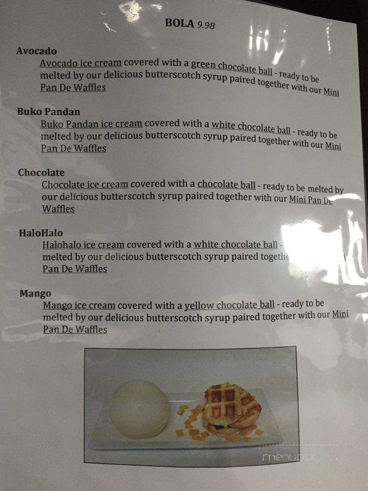 Flip Side Desserts - Vancouver, BC menu_pic