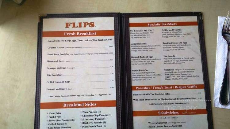 Flips Restaurant - Brampton, ON menu_pic
