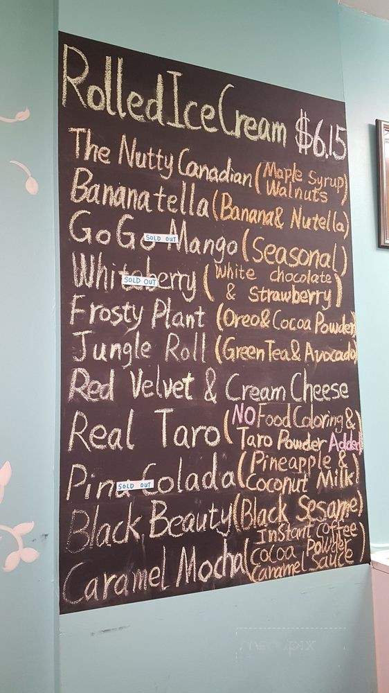 Frosty Roll - Toronto, ON menu_pic