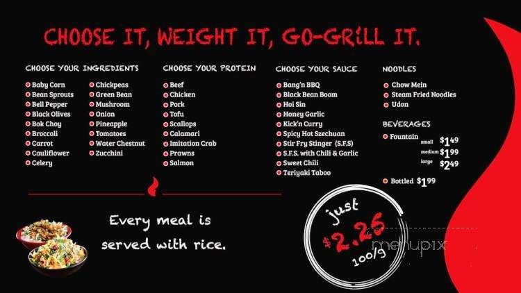 Go Grill Central City - Surrey, BC menu_pic