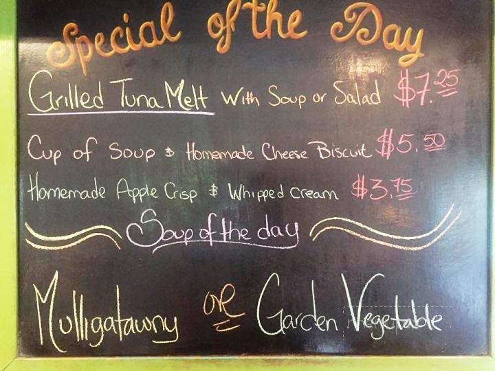 Heritage Coffee House - Agassiz, BC menu_pic