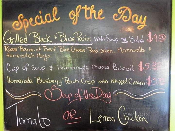 Heritage Coffee House - Agassiz, BC menu_pic