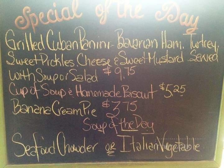 Heritage Coffee House - Agassiz, BC menu_pic