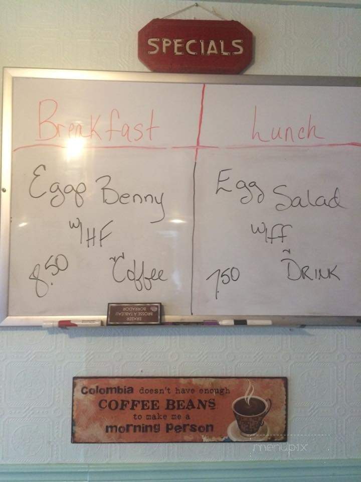 Hill's Diner - Havelock, ON menu_pic