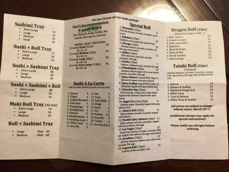 ii Sushi Fish Market - Richmond Hill, ON menu_pic