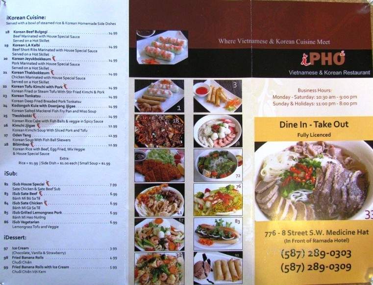 /8029714/IPHO-Vietnamese-and-Korean-Restaurant-Medicine-Hat-AB - Medicine Hat, AB
