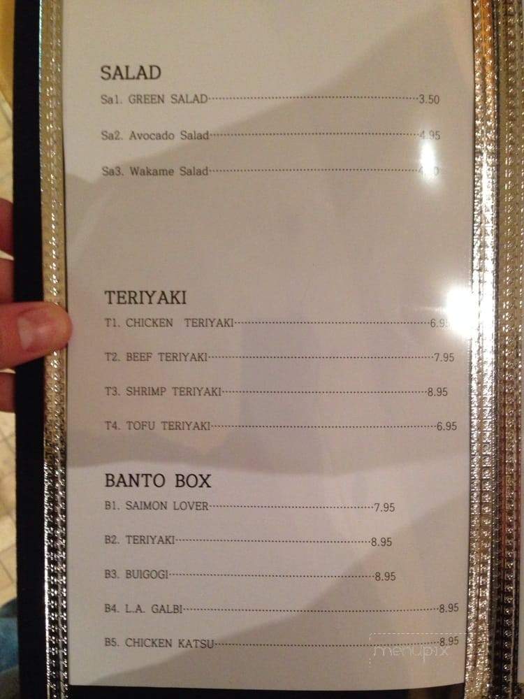 Japan Go Restaurant - Moncton, NB menu_pic