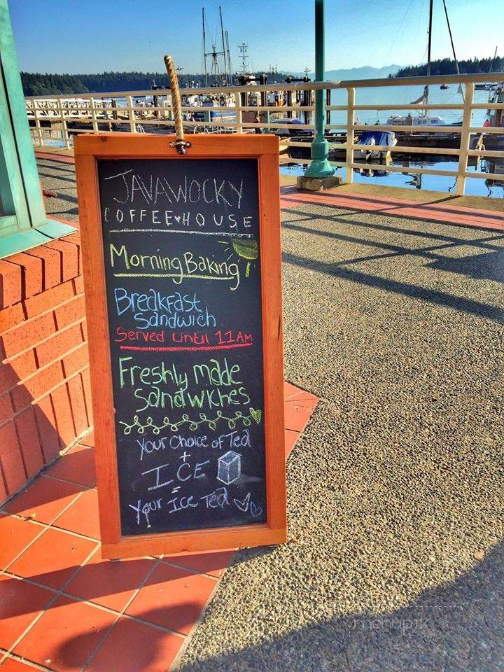 Javawocky Coffee House - Nanaimo, BC menu_pic