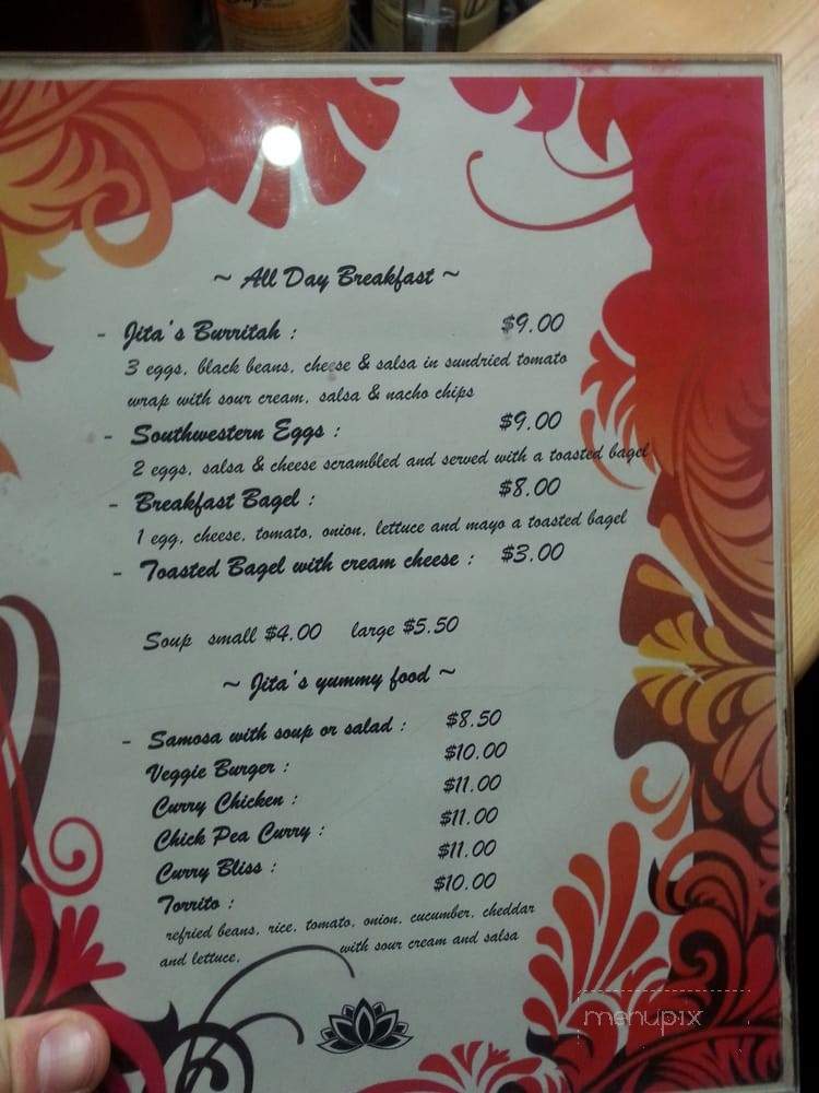 Jita's Cafe - Golden, BC menu_pic