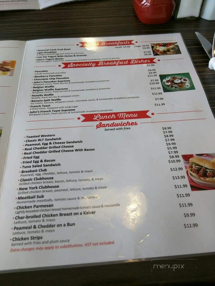 John's Family Restaurant - Brampton, ON menu_pic