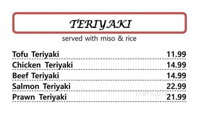 K & L Sushi - Hinton, AB menu_pic