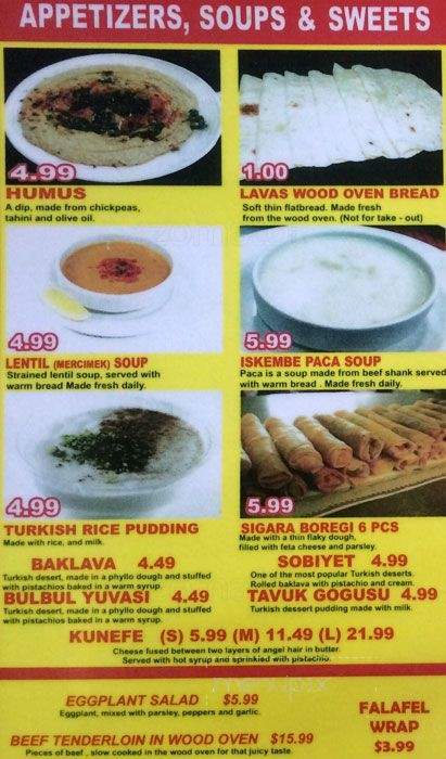 Kebab 49 - Toronto, ON menu_pic